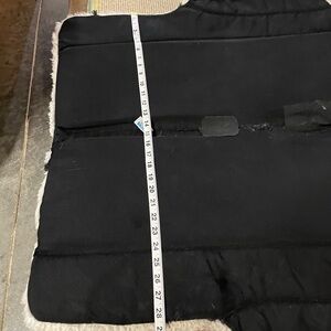 Black Padded Seat Cover